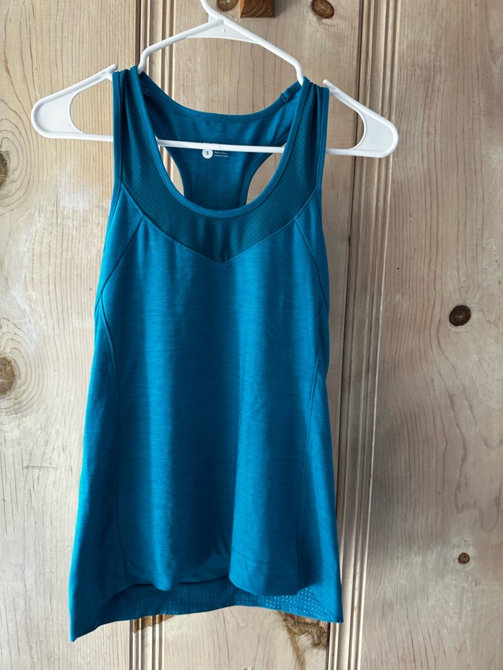 Bontrager Teal Athletic Tank Top Built-In Sports Bra Size S